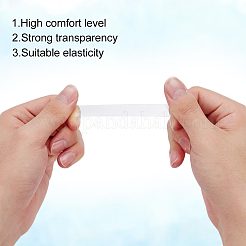 12 пара 3 стильных прозрачных резиновых шнурка из ТПУ FIND-FG0002-33