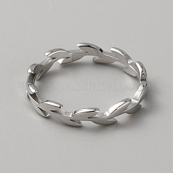 Кольцо из нержавеющей стали с оливковой ветвью для женщин&nbsp;RJEW-WH0015-07