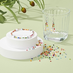 6300шт 5 стиля стеклянный бисер SEED-YW0001-18