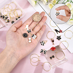 DIY-Set zur Herstellung von Ohrringen mit Anhänger&nbsp;DIY-SC0017-77