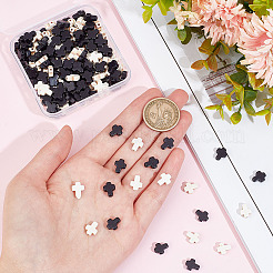 200шт 2 стиля синтетические бирюзовые бусины G-HY0001-50