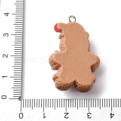 Рождественские подвески из непрозрачной смолы RESI-A049-05A