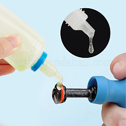 6 набор 6-х цветных пластиковых пустых флаконов-капельниц для жидкости TOOL-BC0002-29