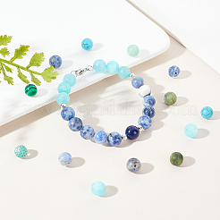 8 нитка 8 стиля нитки из натуральных и синтетических драгоценных камней&nbsp;G-OC0002-07