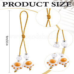 1 шт смола с нейлоновым шнуром мобильные аксессуары украшения&nbsp;HJEW-LP0002-13E