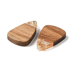 Pendentifs en résine & en bois&nbsp;WOOD-S061-02H