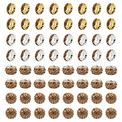 Handgemachte Polymer Clay Strass Pavé Disco Perlen&nbsp;RB-TA0001-20B