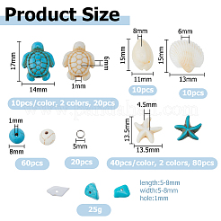 Kits de perles à faire soi-même sur le thème de l'océan en été&nbsp;DIY-HS0001-73