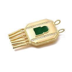 Латунные микро проложить кубического циркония большие кулоны&nbsp;KK-Z125-27G