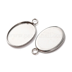 Оправы для подвесок из нержавеющей стали 304 в виде кабошонов STAS-D379-07P