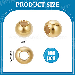 100 pz 925 perline in argento sterling&nbsp;STER-PH0005-18