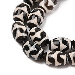 Нити бусин дзи агат в тибетском стиле G-N344-02C