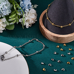 160 шт. 2 крышки для обжимных бусин из нержавеющей стали 304 STAS-SC0005-88