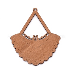 Pendentifs  gros en bois&nbsp;WOOD-WH0024-10