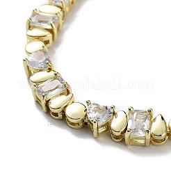 Латунные микропроволочные кубические циркониевые ожерелья&nbsp;NJEW-L170-09G