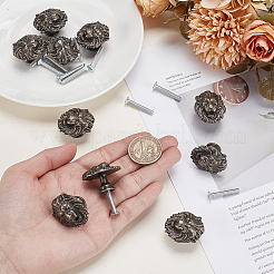 Ручки для ящиков из сплава льва FIND-WH0816-038AB