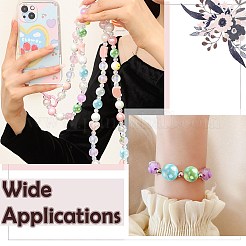 250 г УФ-покрытие радужные переливающиеся непрозрачные акриловые бусины&nbsp;PACR-CJ0001-38D