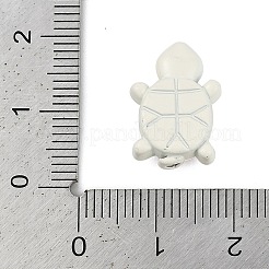Perline in lega verniciate a spruzzo con foglio glitterato&nbsp;PALLOY-D029-05A-RS