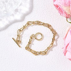 Браслеты-цепочки Infinity Link из нержавеющей стали 304 для женщин&nbsp;BJEW-JB12784