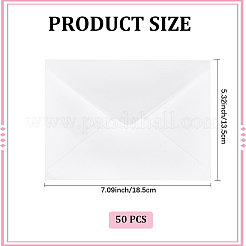 Чистые бумажные конверты&nbsp;AJEW-WH20048-90B
