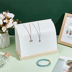 Подставки для ожерелья из искусственной кожи NDIS-WH0006-19A