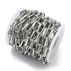 Изготовленные вручную цепочки из нержавеющей стали 304 в виде прямоугольников с витыми концами&nbsp;STAS-F341-06P