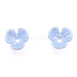 Coupellles en résine imitation perle&nbsp;X-RESI-N036-01A-01