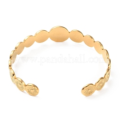 Браслеты-манжеты из нержавеющей стали 304 BJEW-F457-25G