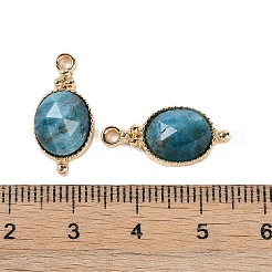 Граненые подвески из натурального апатита&nbsp;KK-L218-003G-01