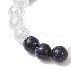 Браслеты с подвесками из листового сплава BJEW-JB12554-03