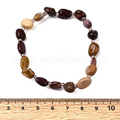 Armbänder aus natürlichen Mookait-Perlen&nbsp;GG-CBA05D5-02A-01