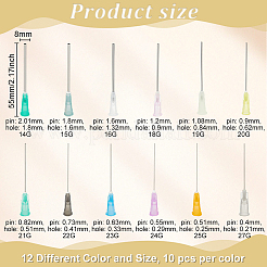 Embouts de distribution d'aiguilles émoussées de précision en plastique et en acier inoxydable&nbsp;TOOL-FG0001-18