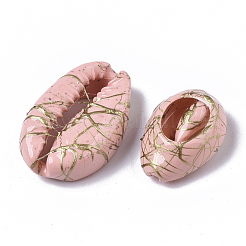 Натуральные бусины из ракушек каури&nbsp;SSHEL-R047-03-A09