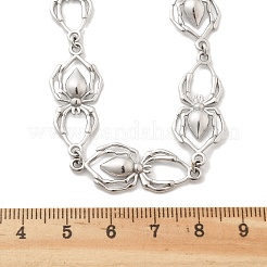 Ожерелья из паучьей цепи из нержавеющей стали 304 для женщин и мужчин NJEW-A043-06P
