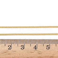 Женские ожерелья из латунной цепочки толщиной 1.2 мм NJEW-K271-03G