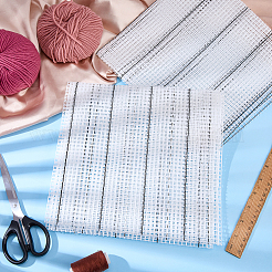 Tejido de malla de crochet para alfombras de poliéster&nbsp;AJEW-WH0481-751