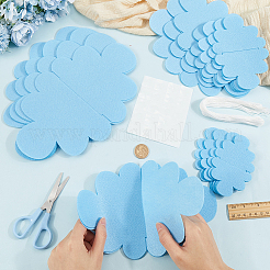 Войлочные 3d colud подвесные потолочные украшения&nbsp;HJEW-WH20010-07A