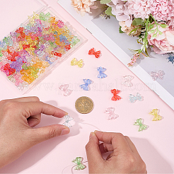 150 шт. Прозрачные акриловые бусины TACR-PA0001-10