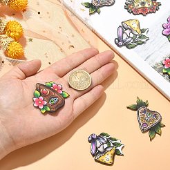 12 шт. 6 акриловых подвески&nbsp;MACR-CJ0001-68