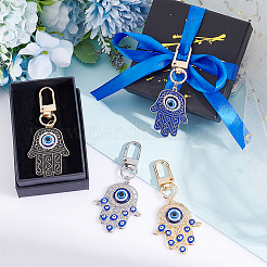 4 шт. 4 стиля сплав эмаль турецкий кулон от сглаза украшение KEYC-AR0001-14