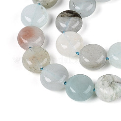 Hilos de abalorios de jade blanco natural&nbsp;G-T143-16B