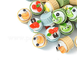 Подвески из непрозрачной смолы в стиле 16 шт.&nbsp;RESI-FP0001-14