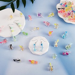 50pcs 25 pendentifs en résine imitation boisson de style&nbsp;FIND-SZ0002-27