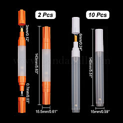 12 шт. 2-х стилистический пустой сменный маркер с краской DIY-NB0008-58