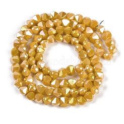 Chapelets de perles en verre électroplaqué&nbsp;EGLA-B009-05A-03