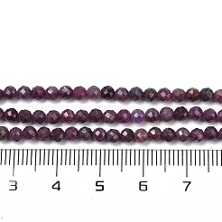 Натуральные рубиновые бисерные пряди X-G-I379-A01-01