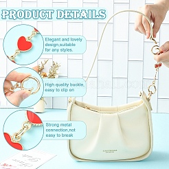 2 шт. 2 стиля сплав эмалированное сердце бабочка звено цепи сумка удлинитель цепи&nbsp;FIND-YW0008-10A