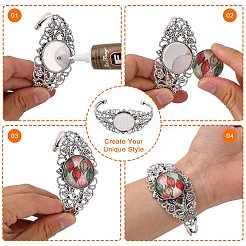 Латунь манжеты браслет материалы&nbsp;LS-MAK-L013-01AS