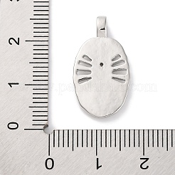 Латунные подвески с прозрачными кубическими цирконами&nbsp;KK-S403-04P