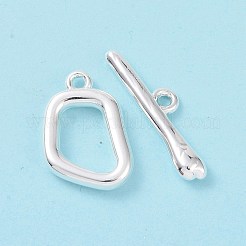 合金マンテル  異形  マットシルバーカラー  リング：17x12x2.5mm  バー：6x21.5x2mm  穴：1.4mm&nbsp;PALLOY-L236-008MS
